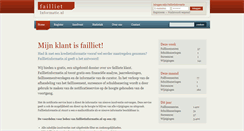 Desktop Screenshot of faillietinformatie.nl